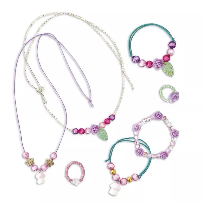 Janod Magic Fairies creatieve sieradenmaakset met opbergdoos, 6+