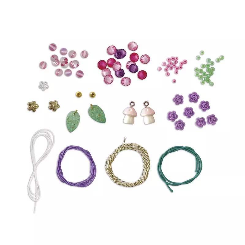 Janod Magic Fairies creatieve sieradenmaakset met opbergdoos, 6+