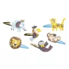 Janod DIY knutselset voor het maken van glitter haarklemmen exotische dieren 5+