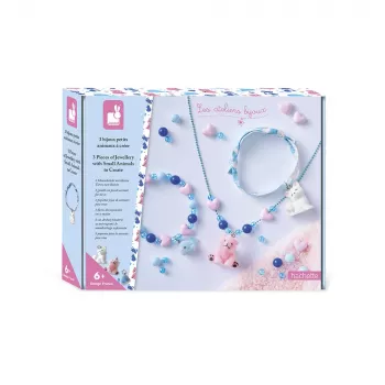 Janod DIY sieradenmaakset kleine dieren 6+