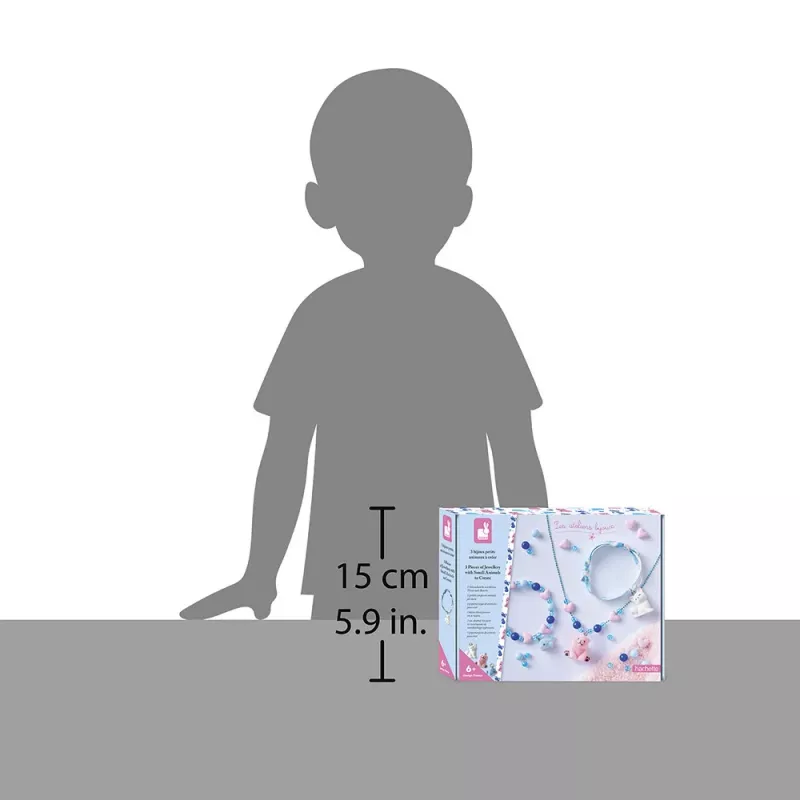 Janod DIY sieradenmaakset kleine dieren 6+