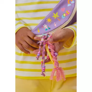 Janod DIY bag charm creatieve set voor sleutelhangers, vilt knutselset, vanaf 7 jaar