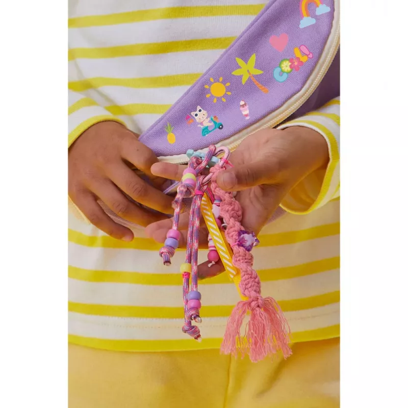 Janod DIY bag charm creatieve set voor sleutelhangers, vilt knutselset, vanaf 7 jaar