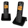 Alcatel S280 DUO snoerloze DECT-telefoon met antwoordapparaat - 2 handsets, zwart