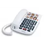 Alcatel TMAX10+ tafeltelefoon met snoer, wit
