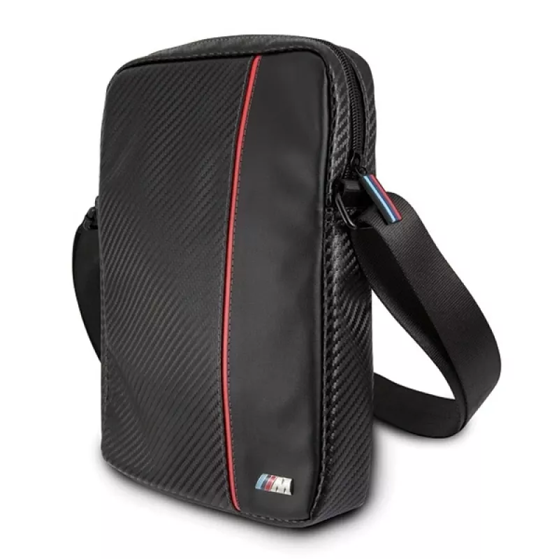 BMW tabletsleeve 8 inch Carbon Red Stripe zwart