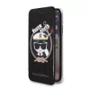 Karl Lagerfeld KLFLBKPXKSB Signature Glitter bookcase voor iPhone X/Xs, zwart