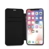 Karl Lagerfeld KLFLBKPXKSB Signature Glitter bookcase voor iPhone X/Xs, zwart