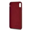 Mercedes-Benz MEHCI65SILRE siliconen hardcase voor Apple iPhone Xs Max, rood