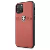 Ferrari Off Track leren hardcase voor Apple iPhone 11 Pro - rood