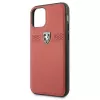 Ferrari Off Track leren hardcase voor Apple iPhone 11 Pro - rood