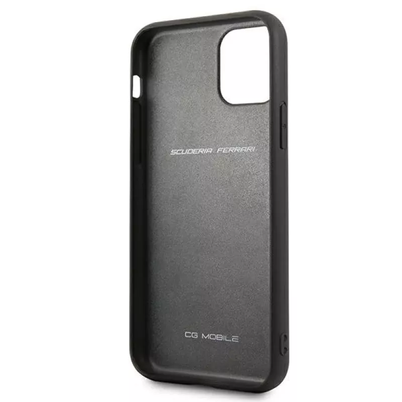 Ferrari Off Track leren hardcase voor Apple iPhone 11 Pro - rood