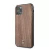 Mercedes-Benz Wood Line Walnut hardcase voor Apple iPhone 11 Pro Max - bruin