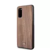 MERCEDES-BENZ Wood Line Walnut hardcase voor Samsung Galaxy S20 (SM-G980) - bruin