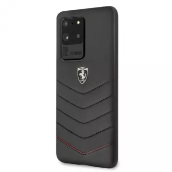 Ferrari hardcase FEHQUHCS69BK Heritage voor Samsung Galaxy S20 Ultra, zwart