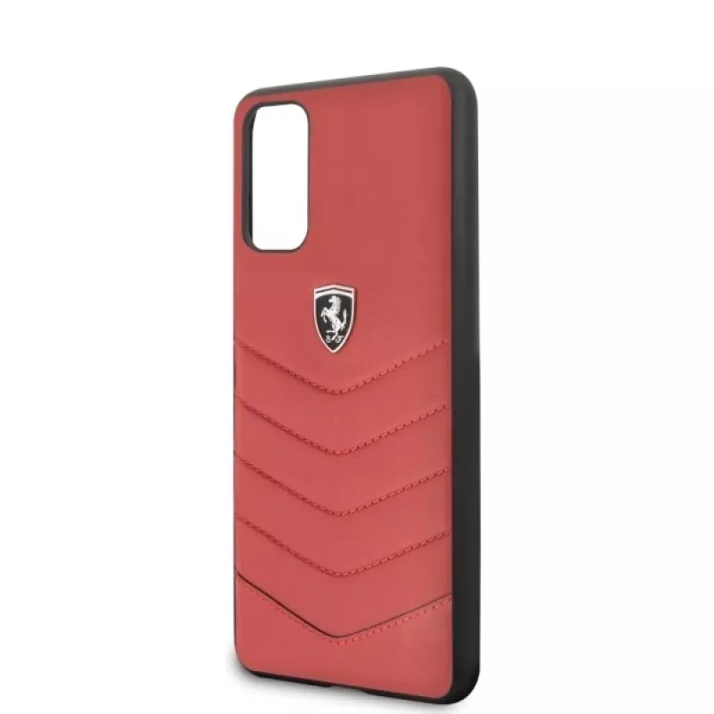 Ferrari hardcase FEHQUHCS62RE Heritage voor Samsung Galaxy S20, rood