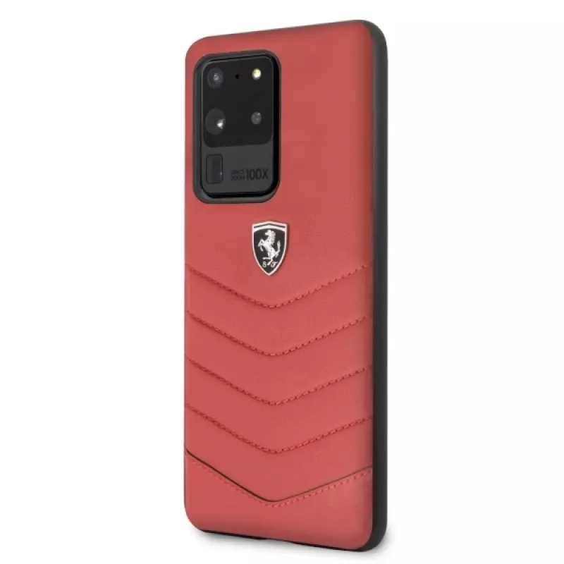 Ferrari hardcase FEHQUHCS69RE voor Samsung Galaxy S20 Ultra G988, Red Heritage