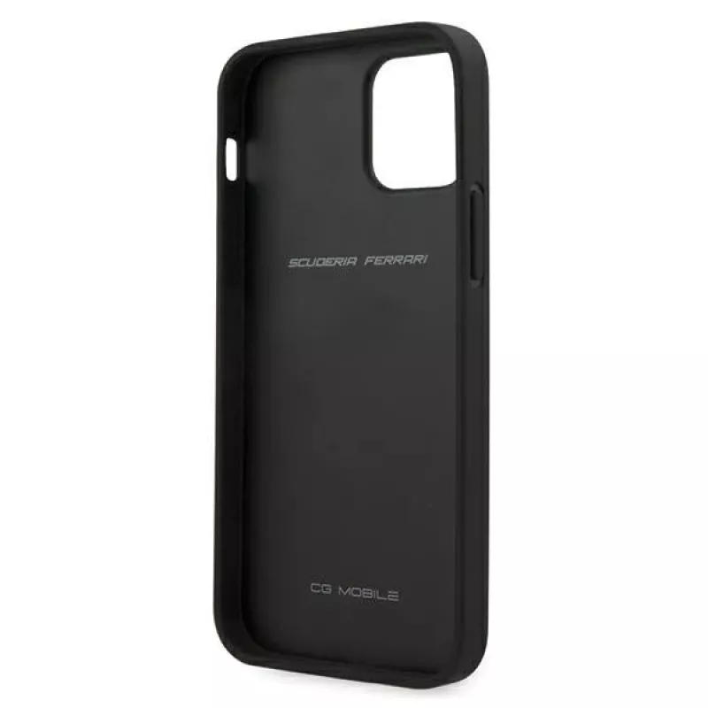 Ferrari FEOGOHCP12MBK Off Track Perforated hardcase voor iPhone 12 / 12 Pro 6,1 inch - zwart