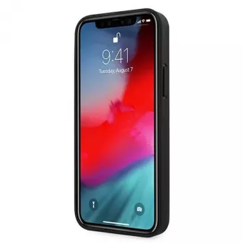 Ferrari Off Track Quilted Hardcase voor Apple iPhone 12 Pro Max 6,7 inch zwart