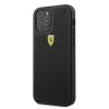 Ferrari FESPEHCP12MBK iPhone 12/12 Pro 6,1 inch Black Hardcase On Track Perforated