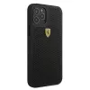 Ferrari FESPEHCP12MBK iPhone 12/12 Pro 6,1 inch Black Hardcase On Track Perforated