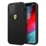 Ferrari FESPEHCP12LBK iPhone 12 Pro Max 6,7 inch hardcase On Track Perforated zwart