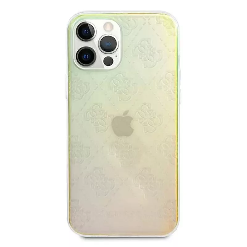 Guess GUHCP12M3D4GIRBL Iridescent Opal hardcase voor Apple iPhone 12 / iPhone 12 Pro 6,1 inch - 4G 3D Pattern Collection
