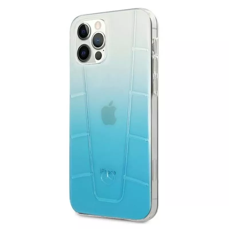 Mercedes-Benz MEHCP12MCLGBL iPhone 12/12 Pro 6,1 inch blauwe hardcase Transparent Line