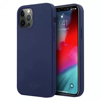 MINI MORRIS Mini MIHCP12MSLTNA iPhone 12/12 Pro 6,1 inch marineblauwe hardcase siliconen Tone On Tone