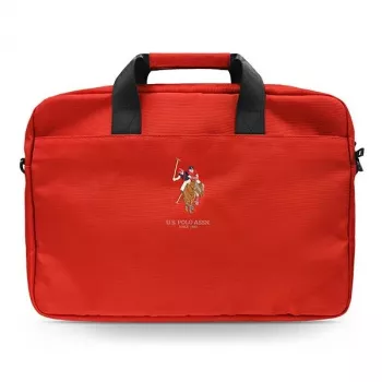 U.S. POLO ASSN. USCB15PUGFLRE 16 laptop rugzak rood