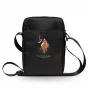 U.S. POLO ASSN. Torba USTB8PUGFLBK 8 tablet schoudertas zwart