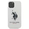 U.S. POLO ASSN. Silicone Collection iPhone 12/12 Pro 6,1 inch witte siliconen hoes