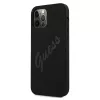 Guess Script Vintage hard case voor Apple iPhone 12 Pro Max 6,7 inch zwart