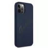 Guess Script Vintage hard case voor Apple iPhone 12 / iPhone 12 Pro 6,1 inch blauw