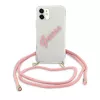 Guess GUHCP12SCRTVSPI iPhone 12 mini 5,4 inch roze hardcase Script Vintage