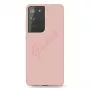 Guess GUHCS21LLSVSPI Script Vintage hard case voor Samsung Galaxy S21 Ultra (SM-G998) - roze