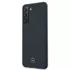 Mercedes-Benz Silicone Line hardcase voor Samsung Galaxy S21 - blauw