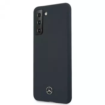 Mercedes-Benz Silicone Line hardcase voor Samsung Galaxy S21 - blauw
