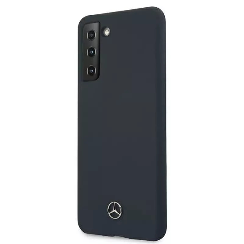 Mercedes-Benz Silicone Line hardcase voor Samsung Galaxy S21 - blauw