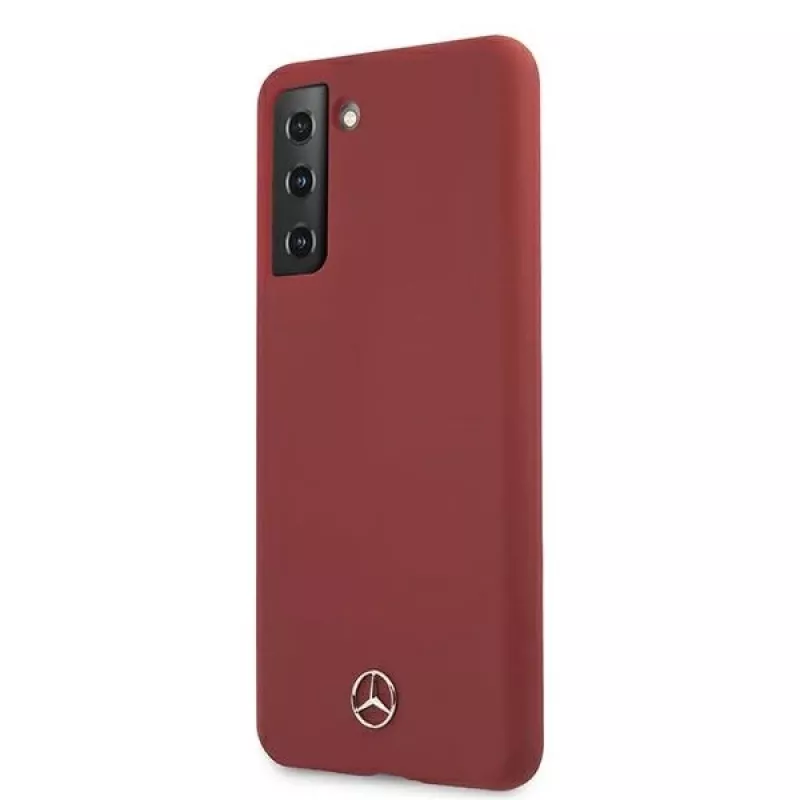 Mercedes-Benz Silicone Line hard case voor Samsung Galaxy S21 (SM-G991) - rood