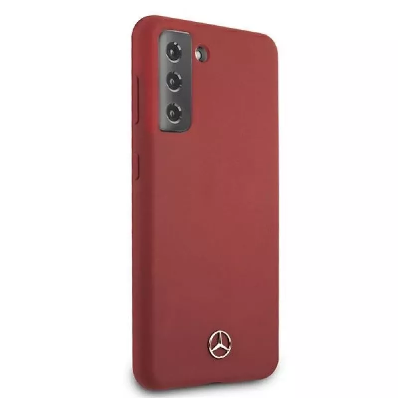 Mercedes-Benz Silicone Line hard case voor Samsung Galaxy S21 (SM-G991) - rood