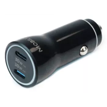 Mobilis Universele Autolader 60W 3A USB-C PD Zwart