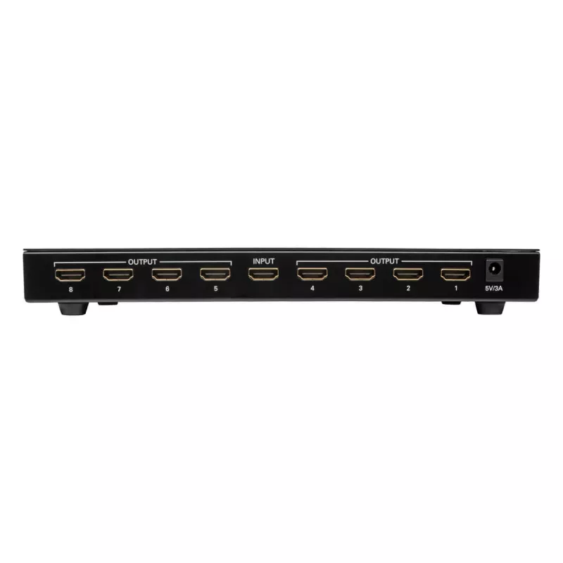 Eaton Tripp Lite B118-008-UHD HDMI-switch - 8 ingangen, 1 uitgang, 4K UHD, HDR, zwart