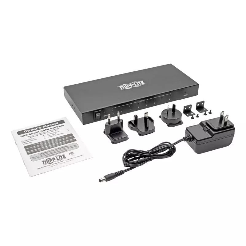 Eaton Tripp Lite B118-008-UHD HDMI-switch - 8 ingangen, 1 uitgang, 4K UHD, HDR, zwart