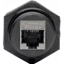 Eaton Tripp Lite N206-BC01-IND RJ45-bulkhead-koppeling Cat5/Cat6 bus-bus afgeschermd industrie IP68 stofkap TAA