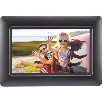 AGFAPHOTO Agfa Photo LED HD 7 Digitale fotolijst met klok en kalender APF700 zwart