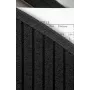 Veloflex verticale opberger 4446280 DIN A4 tot 56 cm 23 vakken PP zwart