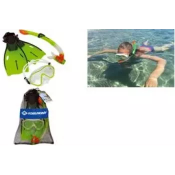 SCHILDKROT FUN SPORT Junior snorkelset BERMUDA 3-delig S/M