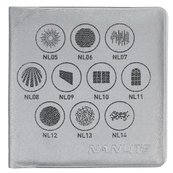 Nanlite Gobo Set 1 - 10 metalen gobo's voor Forza 60/60B