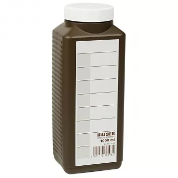 KAISER FOTOTECHNIK chemicaliënfles 1000ml, bruin 4193